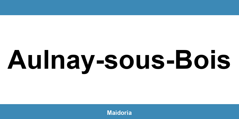 Téléphone de la MDS à Aulnay-sous-Bois