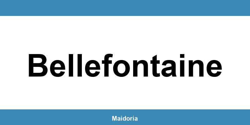 Téléphone de la MDS à Bellefontaine