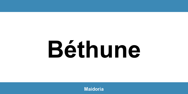 Téléphone de la MDS à Béthune