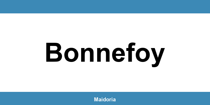 Téléphone de la MDS à Bonnefoy