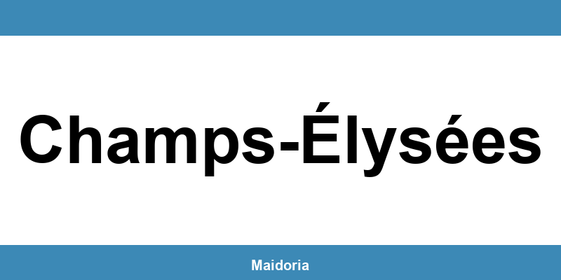 Téléphone de la MDS à Champs-Élysées
