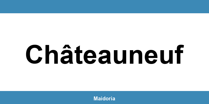 Téléphone de la MDS à Châteauneuf