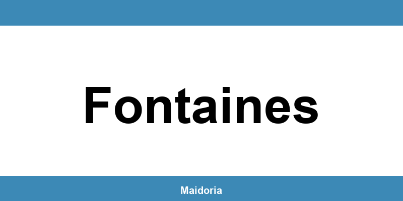 Téléphone de la MDS à Fontaines