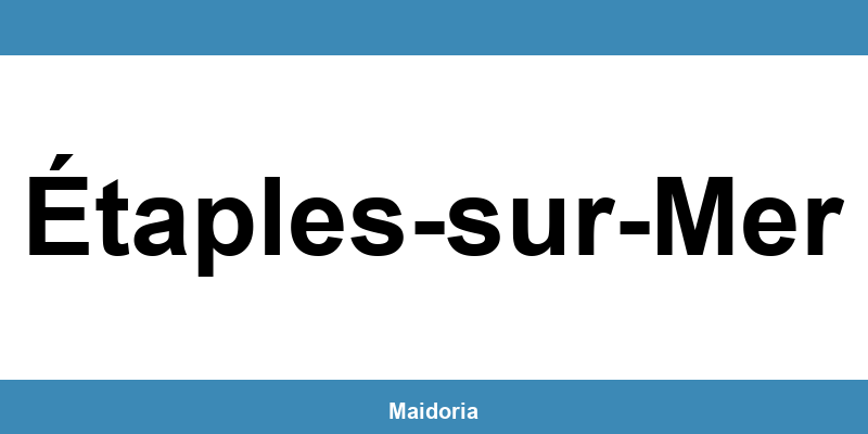 Téléphone de la MDS à Étaples-sur-Mer