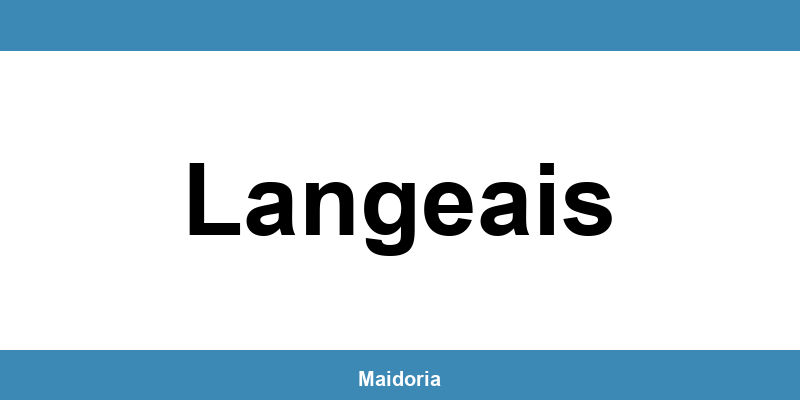 Téléphone de la MDS à Langeais