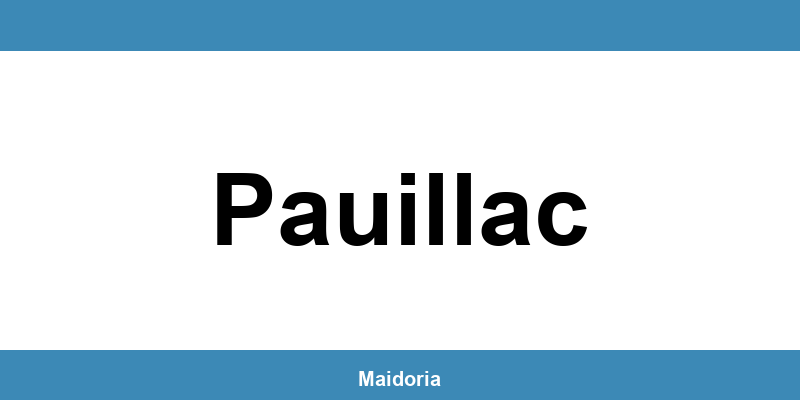 Téléphone de la MDS à Pauillac